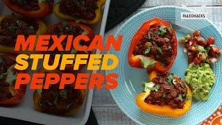 Mexican Stuffed Peppers | Paleo Recipe