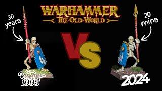 Painting the OLD WORLD with new techniques - Tomb Kings Speedpaint vs Acryllics