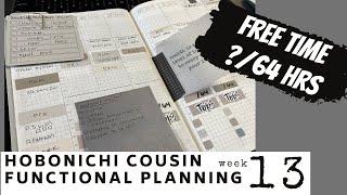 FUNCTIONAL Hobonichi Cousin Weekly Planning 13 | Plan the Grind