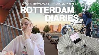 meine erste uni-woche als design-masterstudentin in rotterdam! ⭐️ rotterdam diaries