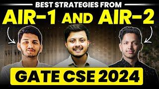 GATE AIR-1 and AIR-2 Interview | Preparation Strategy For GATE CSE 2025