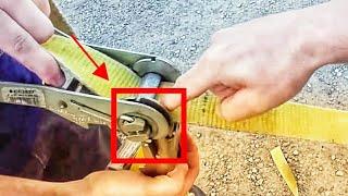 How To Use A Ratchet Strap the Ez way