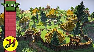 Lets Build a Minecraft Iron Age Hill Fort