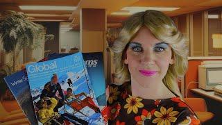 ASMR Travel Agent (1970s roleplay, lots of page turning sounds)