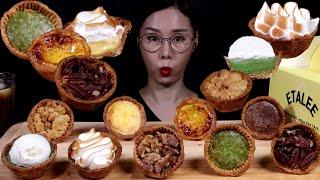 SUB)MUKBANG 바삭 촉촉 달콤 에그타르트 맛집 " 에타리"Egg tart restaurant "Etari"エグタルトレストラン「エタリ」