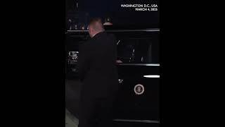 Trump and first lady Melania Trump depart the White House for en route to the Capitol