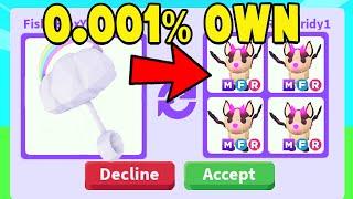 Trading RAREST ITEM in Adopt Me! (0.01% OWN THIS)