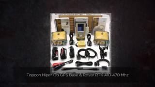 Topcon Hiper Gb GPS Base & Rover RTK 410-470 Mhz w/ FC-200 D