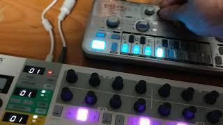 Novation Drumstation V2, Cyclone TT-303 V2, Arturia Beatstep Pro