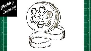 How to Draw a Film Reel