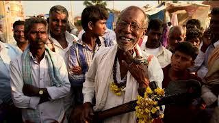 Tamburi Elavayya (a.k.a Javaraiah) sings Biligiri rangayya janapada song at Chikaluru Jatre