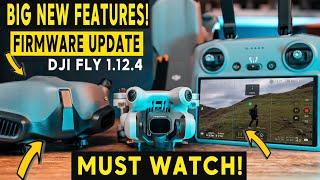 HUGE NEW FIRMWARE UPDATE! DJI FLY 1.12.4 | DJI Mini 4 Pro / Air 3