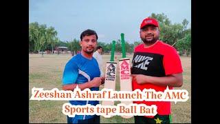 Zeeshan Ashraf Launch The AMC Sports Tapeball Bat