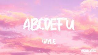 GAYLE - abcdefu (video lyrics)