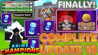 COMPLETING ANIME CHAMPIONS UPDATE 18! I FINALLY GOT THE NEW ASTRAL UNIT In Anime Champions