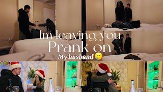 Leaving My Husband on Our Anniversary | Emotional Goodbye prank but he surprised me 