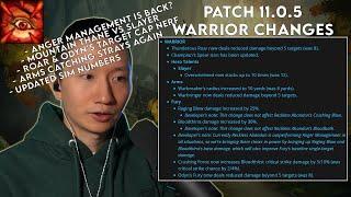 Upcoming Warrior Updates TWW 11.0.5 - What do these changes mean?