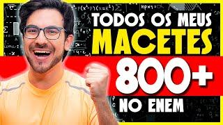 TODOS MEUS MACETES PARA O ENEM (Encaixam em QUALQUER QUESTÃO!!)