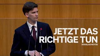 "Jetzt das Richtige tun"  | Douglas Hoyos