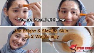 Tomato Facial at Home | For lightning, Glowing and Spotless Skin | Naturally | Homemade #syedakainat