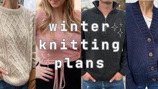 winter knitting plans | finishing WIPs, fixing FOs and casting on new projects!