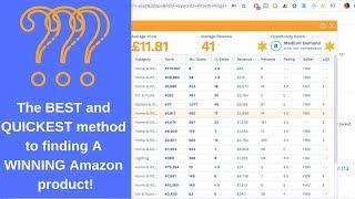 Fastest way to find an Amazon Product to sell. Niche Hunter.