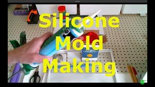 NO MESS Silicone & Cornstarch plus DIY pourable Silicone MOLD MAKING