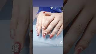 red ️#nail #nailgel #shortvideo