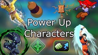 Power Up Characters in Fighting Games