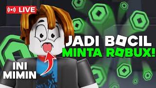 (LIVE) MIMIN PRANK PURA PURA JADI BACON!!! MINTA ROBUX....