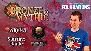  Bronze To Mythic: Episode 1 - Starting Rank: Bronze 4 - MTG Arena:  Foundations 