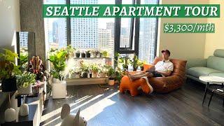 My SEATTLE APARTMENT TOUR | $3,300 Modern High Rise Condo