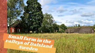 Small farm in the valleys of Dalsland Sweden