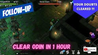 Clear Odin in 1 hour | Follow-Up | Frostborn - Gamingwith3K