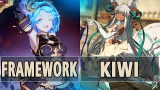 GBVSR:Framework (Djeeta) Vs Kiwi (Yuel)| High Level Gameplay.