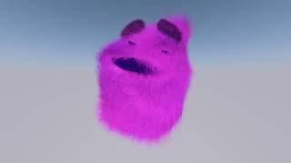 Hairy dance animation with cinema 4D