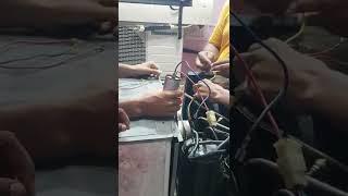 Window A.C. wiring in practical class ABCTech institute 9540 879 879