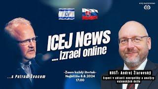 ICEJ News, Izrael Online #8 Diskusia, hosť: Andrej Žiarovský