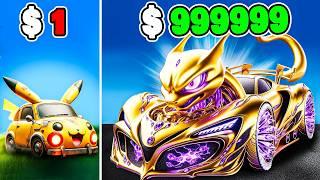 $1 to $1,000,000 Pokémon Car in GTA 5