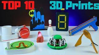 10 COOLEST 3D Prints You Need to See!