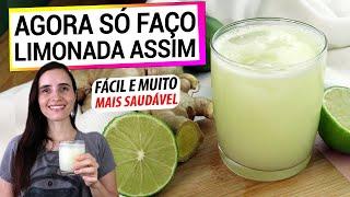 TROQUEI A LIMONADA COMUM POR ESTA VERSÃO ULTRA SAUDÁVEL! SÓ FAÇO ASSIM AGORA!