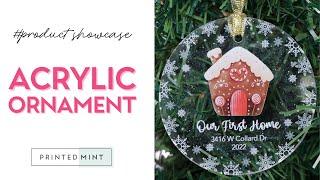 NEW PRODUCT ALERT! Custom Acrylic Ornaments for your Print on Demand Shop