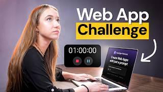 Watch Me Build a Web App with AI in Hour (challenge)