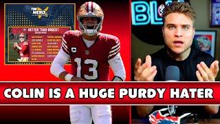 BO Nix Better Than Brock PURDY!? | Colin Cowherd Reaction