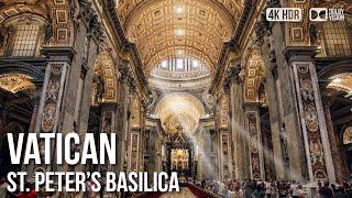 Saint Peter’s Square & Basilica,  Vatican City [4K HDR] Walking Tour