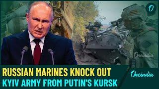 VIDEO| Russian Marines Push Ukrainian Army from Kursk: Major Victory As Weapons Reclaimed