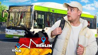 Wie schnell komme ich NUR mit öffentlichen LINIENBUSSEN 428 Kilometer nach BERLIN?