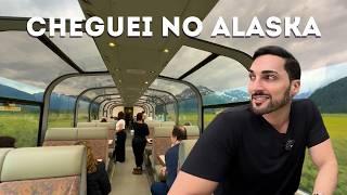 PRIMEIRAS IMPRESSÕES ALASKA - Viajando no TREM de VIDRO DO ÁRTICO de Anchorage a Seward