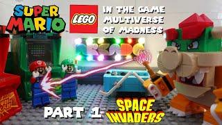 Super Mario Lego movie: Mario in the Game Multiverse of Madness - Part 1 Mario vs Space Invaders