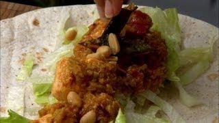 Keralan Salmon Fish Wraps - Indian Food Made Easy with Anjum Anand - BBC Food